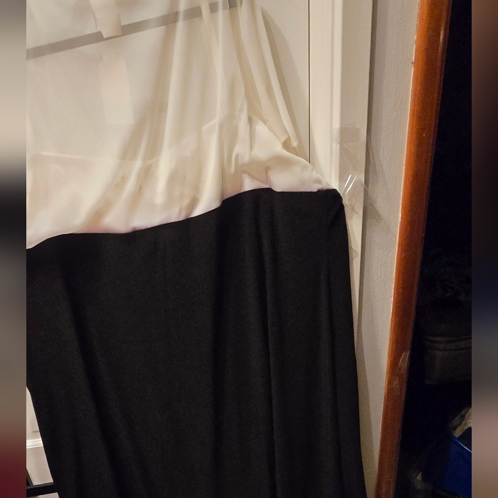 Elegant Black and White Dress Women's Size 26W NWT - Picture 3 of 8